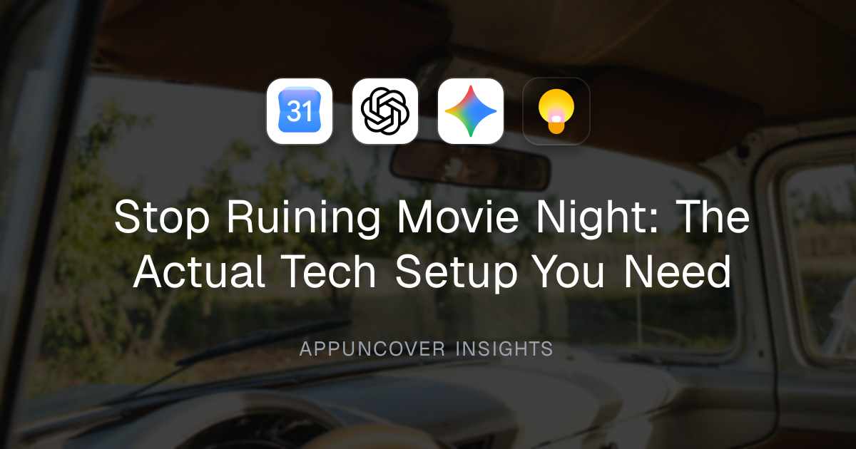 Stop Ruining Movie Night: The Actual Tech Setup You Need
